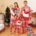 thumbnail image 2 of 2023 New Year's Costume Cartoon Print Cute Soft Sleepwear Family Christmas Pajamas Set Adults Kids 2 Pieces Suit Baby&Dog Romper, 2 of 4