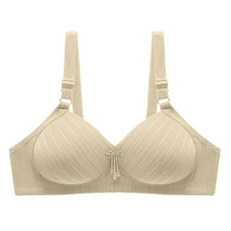 

Women s Bra Solid Color Wire Free T-Shirt Bra One-Piece Soft Everyday Bras Underwear Yoga Sleep Bra Gifts for Lovers