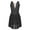Black-B, variant on CHICTRY Kids Girls Sequins Irregular Hem Ballet Lyrical Dance Dress,Sizes 6-14 Blue 10