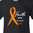 thumbnail image 4 of Inktastic Faith over Fear Leukemia Awareness with Orange Ribbon Youth T-Shirt, 4 of 5