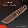 thumbnail image 3 of A-Premium Door Armrest Interior Door Handle Window Switch Armrest Panel Compatible with BMW X5 2007-2013, X6 2008-2014, Front Left Driver Side, Red Brown, 3 of 5
