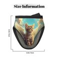 thumbnail image 3 of Disketp Sunshine Cloud Cute Cat Non-Slip Mini Oven Mitt Set, Short Oven Mitts for Baking Grilling Barbecue Microwave, 5.9"x5.9"in, 3 of 7