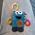 thumbnail image 3 of Kids Preferred Sesame Street Cookie Monster Tug and Tag Plush Activity Toy, 3 of 6