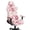 Pink Rose Floral, variant on TSOVTHRID Brown Cow Pattern 4 PCS Gaming Chair Covers Slipcovers Non-Slip Gamer Chair Cover Stretch Breathable Rotating Armchair Covers with Armrest Covers