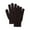 140#Coffee, variant on Winter Gloves Knit Warm Adult Stretchy Magic Gloves Bulk for Men Women Teens