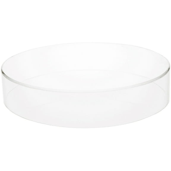 Plymor Clear Acrylic Round Cylinder Display Riser, 2" H x 10" D