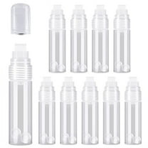 10 Pack Refillable Acrylic Paint Markers 15mm Empty Clear White Marker Pens for Rock Painting Wood