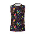 thumbnail image 6 of Picia Rainbow Jellyfishes mens Cotton Tank Undershirts , Moisture-wicking Ribbed Tanks, Lightweight Cotton Tank Undershirts-XX-Large, 6 of 8