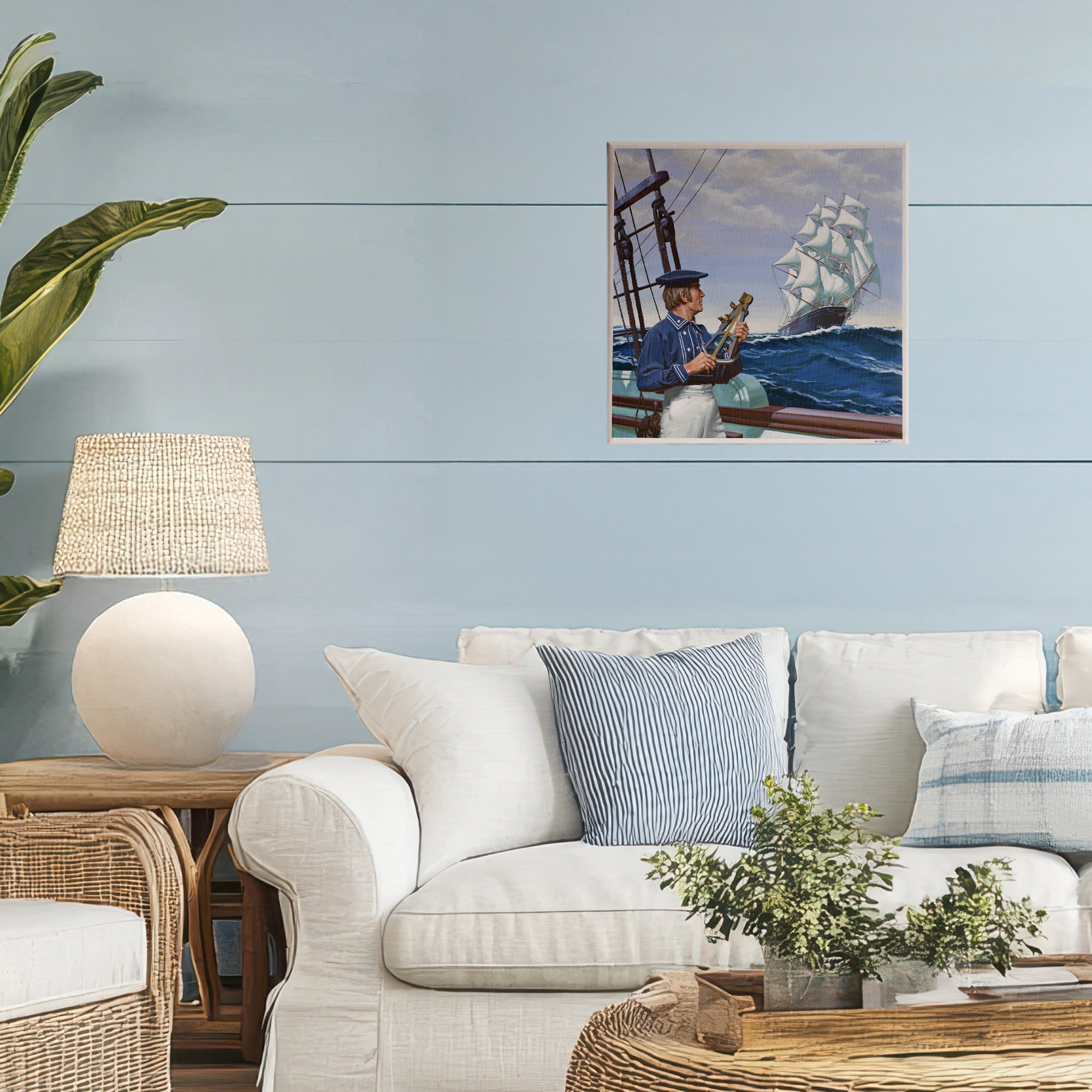 Flying Cloud Sailing Ship Canvas Wall Art, design by Wind River Studios