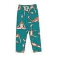 thumbnail image 4 of Sigee Giraffes Doing Various Yoga Print Women's Soft Pajama Pants - Breathable and Comfortable Lounge Sleep Bottoms with Elastic Waistband and Pockets-Large, 4 of 9
