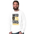 thumbnail image 5 of US Army Star Logo Retired Military Long Sleeve TShirt Men Women Brisco Brands M, 5 of 6