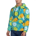 thumbnail image 2 of Hoodies for Men - Cute Orange Yellow Lemon Long Sleeve Comfrt Men'S Fashion Hoodies & Sweatshirts, Sweatshirts for Men Hoodies Pullover Clothing Clothes with Pouch, 2 of 7