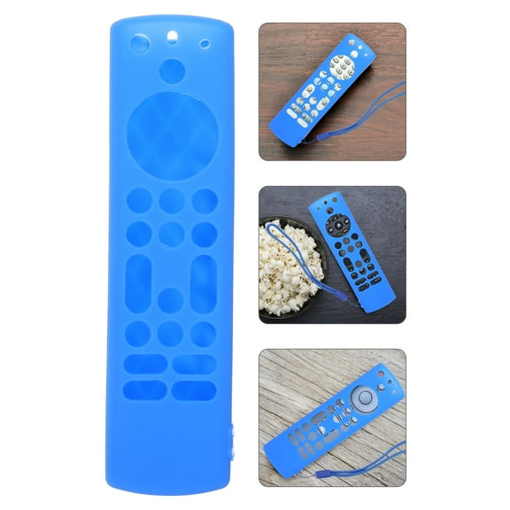 ROSENICE 2Pcs Remote Cover Tv Remote Controller Protector Silicone Simple Design for TV Stick 4K 15X4.5X2CM