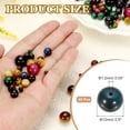 thumbnail image 2 of Uxcell 12mm Aventurine Beads, 45 Pcs Tiger's Eye Natural Gemstone Beads Smooth Stone Beads, Sky Blue, 2 of 6