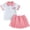 ZH-Pink, variant on Wxirdiow Baby Girl Summer Outfit Toddler Baby Girl Outfit Sleeveless Embroidery Tank Top Pleated Skirts Set Summer Clothes White Size,18-24 Months