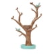 thumbnail image 4 of Organizador de joyas colgante de árbol de resina, llavero, anillo, pendientes, soporte multifuncional base verde, 4 of 8