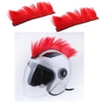 thumbnail image 1 of 2x Casco de motocicleta Skinhead Punk Sharpla Peluca Mohawk, 1 of 8