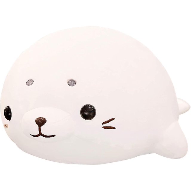 Super Soft Seal Plush, Cute Seal Stuffed Animal, Chubby Snuggle Seal Sea Animal Plush Pillow, Cuddly Gift For Kids Children Baby Girls Boys Toddlers