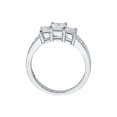 thumbnail image 2 of 3 Diamond Bypass Promise Ring in Sterling Silver (1/6 cttw) (I-Color, SI3-I1-Clarity) (Size-10), 2 of 3