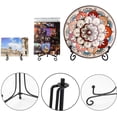 thumbnail image 4 of 6 Pack 8" Iron Display Stand, BetterJonny Upgraded Anti-Slip Plate Display Stand for Displaying Pictures, Photo Frames, Book and Tabletop Artworks, 4 of 7