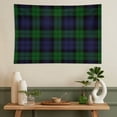 thumbnail image 4 of Black Watch Tartan Wall Tapestry 60"x90" Lightweight, Wrinkle-Resistant Hanging Blanket for Bedroom Living Room Decor, 4 of 6