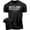 T-Shirt Silver On Black, variant on Gymish Rest at The End Workout Shirts for Men Motivational Gym-Goers