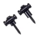 thumbnail image 3 of 2x Retenedores de Cuerdas para Guitarra Eléctrica Accesorios de Guitarra Guías de Cuerdas con Tornillos Negro, 3 of 9