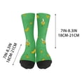 thumbnail image 3 of YOHAVEN Heated Competitive Banana Socks Cute Banana Socks For Men And Women, Novelty Fruit Pattern Crew Socks, One Size Stretch, Breathable Lightweight Warmth, Fun Gift For Holiday Or Everyday Use, 3 of 4