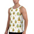 thumbnail image 2 of Haiem Lovely Avocado Men Workout Tank Top Gym Bodybuilding Sleeveless Muscle T Shirts Athletic Tank Breathable Workout Shirt-X-Large, 2 of 8