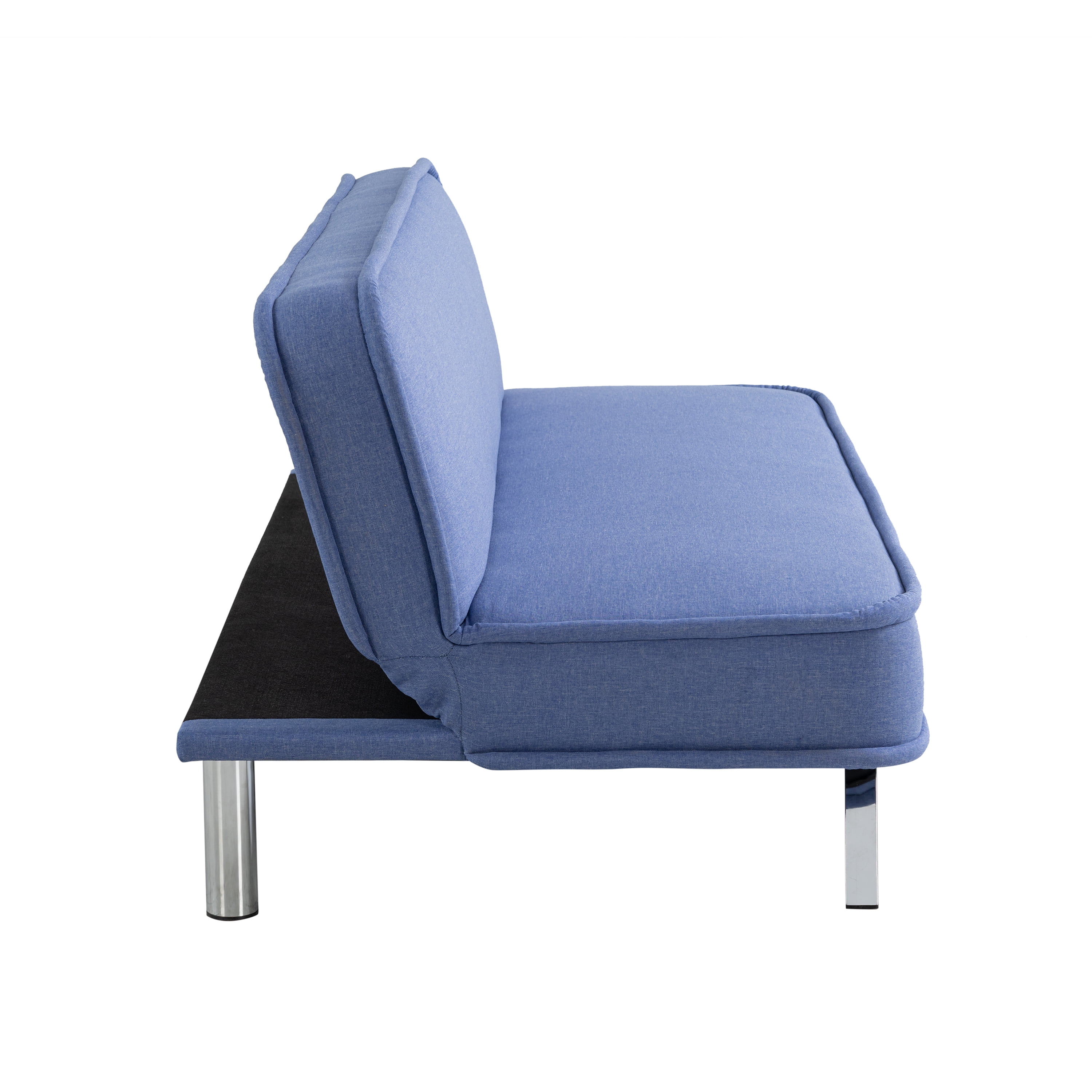 Serta Toronto Modern Convertible Sofa, Blue Woven Fabric