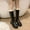 Black, variant on LSLJS Winter Boots for Women, Fall and Winter Women's Boots Velvet Comfortable High Heel Platform Boots