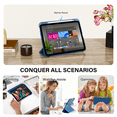 thumbnail image 5 of Kenke Case for iPad (A16) 11th Generation 11 inch 2025, iPad 10th Generation 10.9 Inch 2022 with Pencil Holder, Slim Light Trifold Protective Cover with Hard PC Translucent Back Shell, Navy Blue, 5 of 8