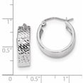 thumbnail image 2 of Boucles d'Oreilles Rondes en Or Blanc 14 Carats, 2 of 6