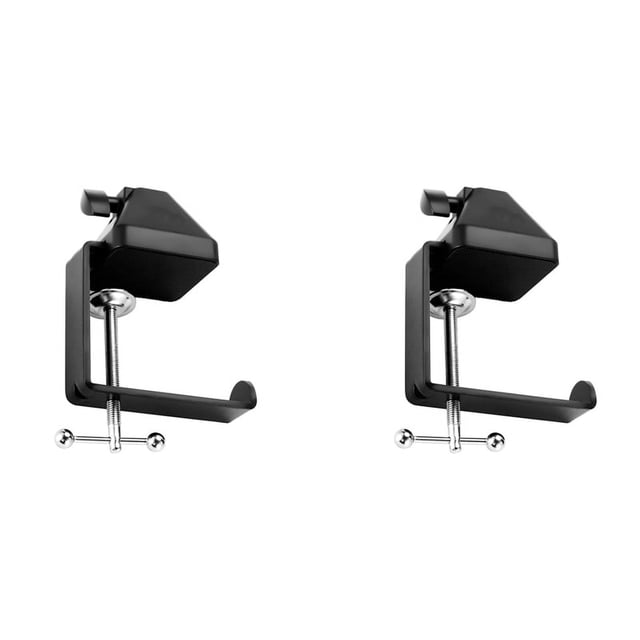 2X Pince de Montage de Table Robuste, Support de Pince de Montage en C avec Crochet de Casque