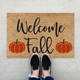 1 PCS Autumn Door Mat Pumpkin Floor Mat Fall Seasonal