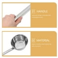 thumbnail image 2 of COMPUKAS 1Pcs Flat Bottom Stainless Steel Ladle for Garden Watering, 2 of 8