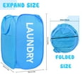 thumbnail image 6 of Pop-Up Laundry Hampers, Collapsible Strong Mesh Popup Laundry Hamper with Durable Handles Folding Pop-up Clothes Laundry Basket, 6 of 6