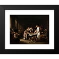 thumbnail image 2 of Louis Léopold Boilly 18x15 Black Modern Framed Museum Art Print Titled - The Reading of the Bulletin of the Grand Army (1807), 2 of 5