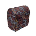 thumbnail image 1 of Abstract Stand Mixer Cover, Circular Spiral Oval Geometric Round with Swirls Retro Graphic, Kitchen Appliance Organizer Bag Cover with Pockets, 5 Quarts, Multicolor, by Ambesonne, 1 of 4