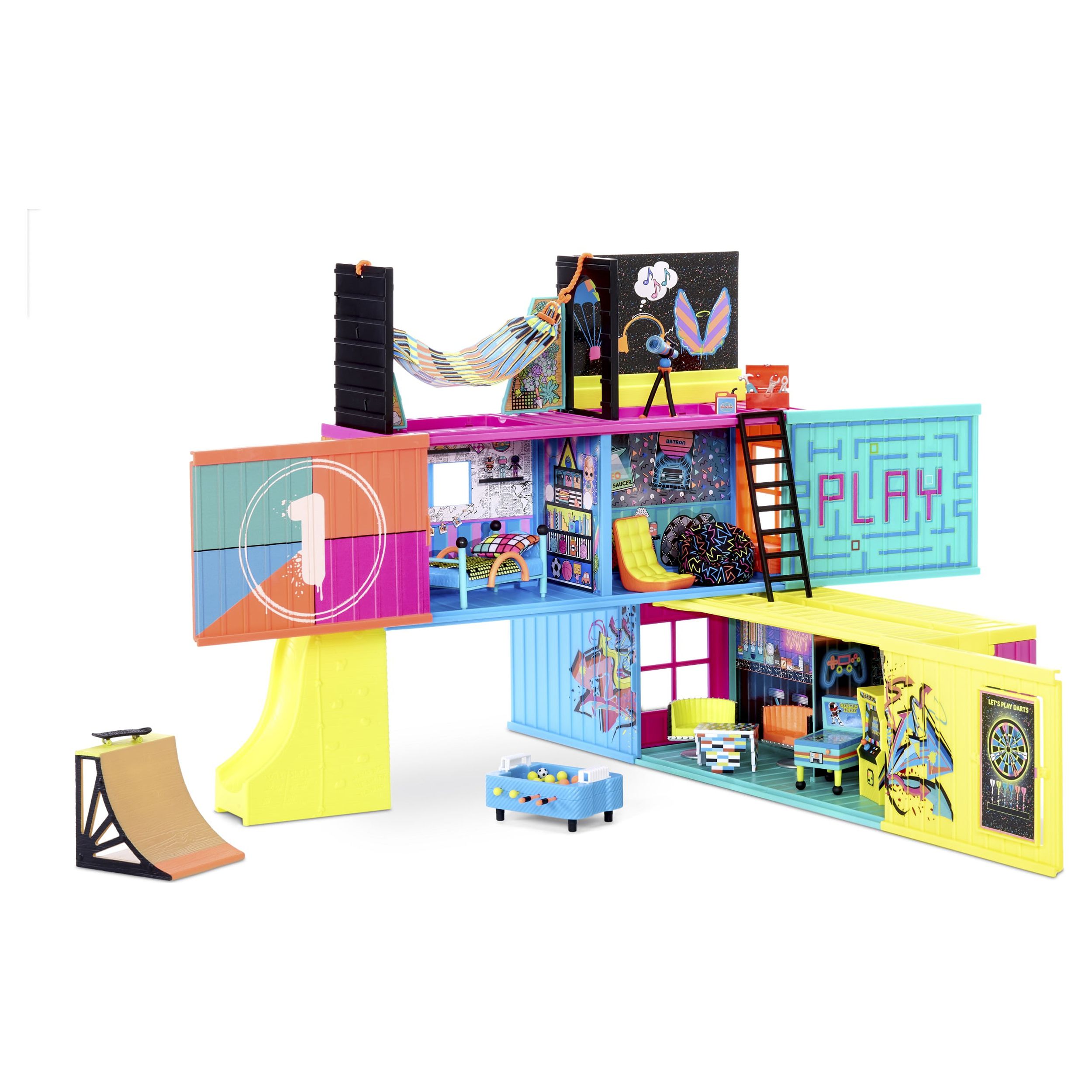 LOL Surprise Clubhouse Playset With 40+ Surprises and 2 Exclusives Dolls, Great Gift for Kids Ages 4 5 6+ - image 5 of 11