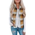thumbnail image 4 of Tie Dye Vest Outwear, Warm Soft Comfortable Fleece Fuzzy Zipper Vest Fashion For Girls For Winter ANGGREK Otros, 4 of 6