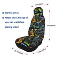 thumbnail image 4 of Fuzoiu Off-Road Vehicle Print Seat Covers Set, Car Seat Covers Front Seats, Car Seat Protector, Car Seat Cushion, Seat Covers Carseat Cover Universal Fit for Most Cars, 4 of 7