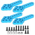 thumbnail image 4 of 4pcs Set RC Car Damping Mount Base Plate Angle, Adjustable Damping Mount Plate Aluminium Material, for 1/10 Crawler, 4 of 8