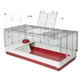 thumbnail image 2 of Midwest Homes for Pets Deluxe Rabbit & Guinea Pig Cage, X-Large, White & Red; 47.2 x 19.7 x 23.6 Inches; 158XL, 2 of 5