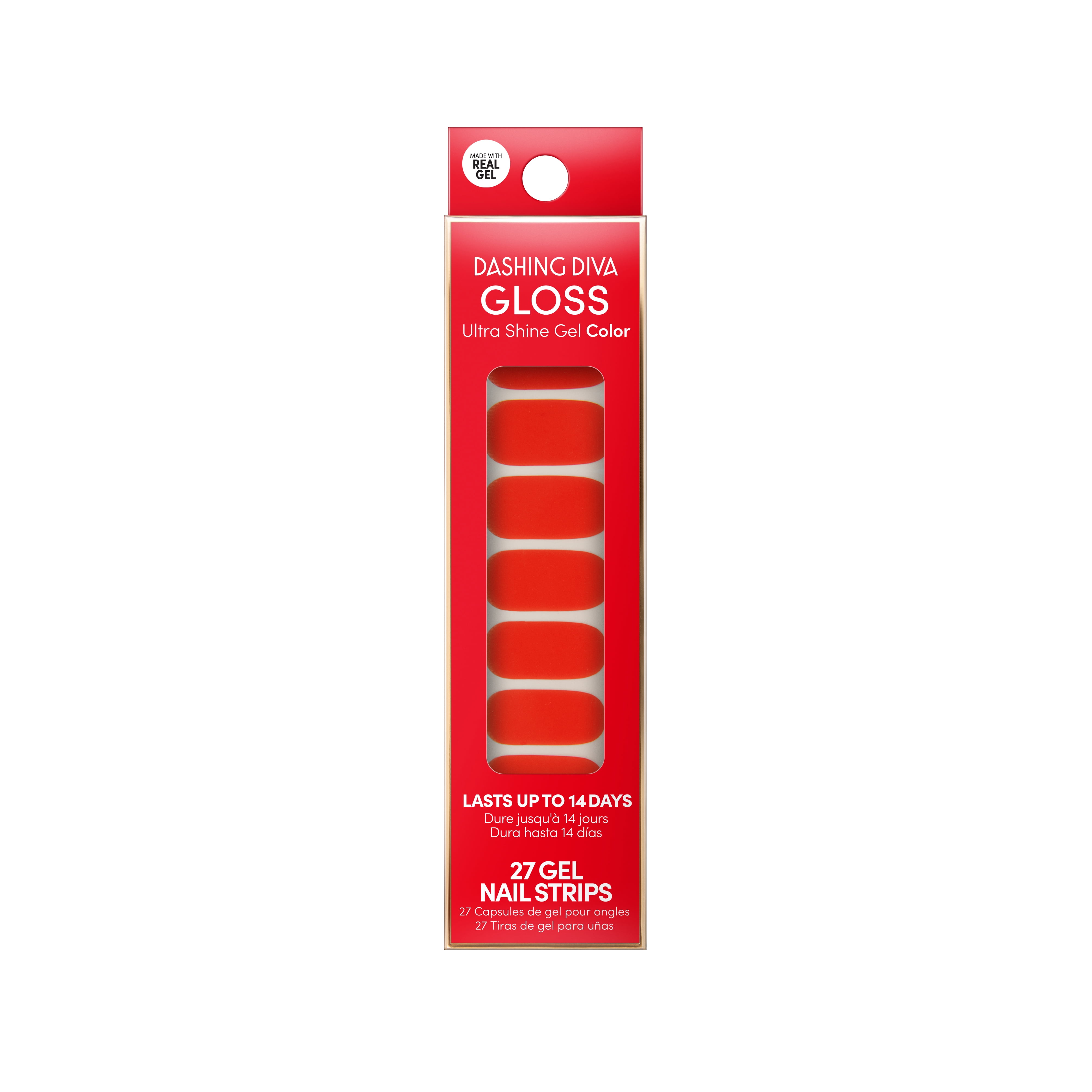 Dashing Diva GLOSS Ultra Shine Gel Color, Poppy Power