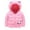 Pink, variant on Baby Boys Girls Winter Down Coats for Kids Panda Prints Light Puffer Padded Jacket 𝐁ear Hoods Infant Outerwear