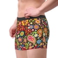 thumbnail image 4 of Haiem Hippie Peace Love Men's Boxer Briefs, Every Day Comfort Stretch Cotton Moisture-Wicking Underwear-Small, 4 of 9