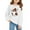 White, variant on Ruyang Girls Halloween Sweatshirts Cute Graphic Crew Neck Pullover Tops Clothes Teen Kids Long Sleeve Fall Casual Sweatshirts