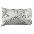 thumbnail image 4 of Juego de sábanas Jay Franco Harry Potter, tamaño completo, 4 piezas, gris, 4 of 6