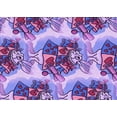 thumbnail image 1 of Ahgly Company Machine Washable Indoor Rectangle Transitional Bright Lilac Purple Area Rugs, 2' x 4', 1 of 7